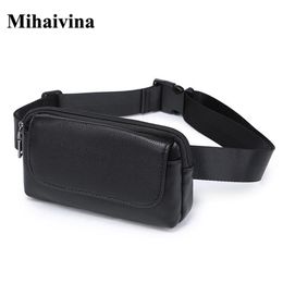 Whole Fashion Women Waist Bag Black Ladies PU Leather Belt Travel Packs Pouch Phone Small bags Mihaivina 211006231S