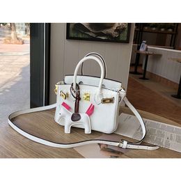 Litchi Summer Bag Designer Bags Mini Tote Classic Lady Women's Leather Cross Shoulder Handbag Girl Cutie Crossbody Small Totes 20cm