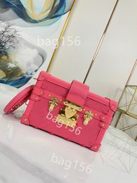 10A Designer Handbag Classic mirror Luxury Chain Fashion Plaid Flower Ladies pink Leather Handbag designer shoulder bag Shopping Pink White Purse Satchels Bag with