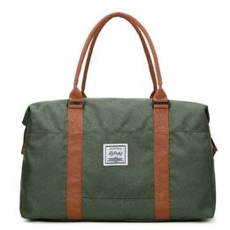 duffle bags Short Distance Color Contrast Men's and Women's Business Travel Bag Dry Wet Separation Yoga Training Sports 219l