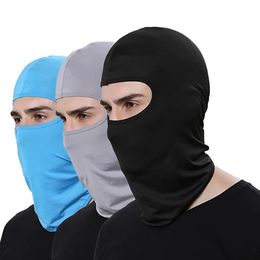 Cycling Caps Masks Cycling Balaclava Full Cover Face Mask Motorcycle Face Mask Hat Balaclava lycra Ski Neck Summer Sun Ultra UV Protection Thin 231205