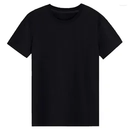 Men's Suits A2782 Standard Blank T Shirt Black White Tees Top