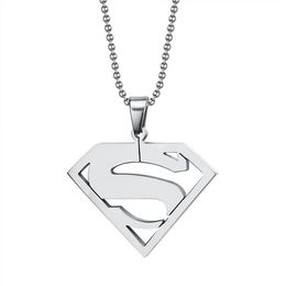 Superman pendaplated superman necklaces & pendants Jewellery for men women PN-002238Y