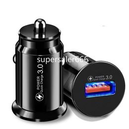 Fast Charging 18W 12W USB Car Charger Mini Portable Power adapters For IPhone 12 13 14 15 Samsung Xiaomi Huawei S1 with Box