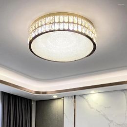 Ceiling Lights Modern Luxury Crystal Led Living Home Room Bedroom Decor Lamp Indoor Lighting Minimalist Fixtures