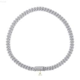 Top Quality New Collection Fine Jewellery Iced Out Moissanite Diamond 925 Silver Miami Cuban Link Chain for Men