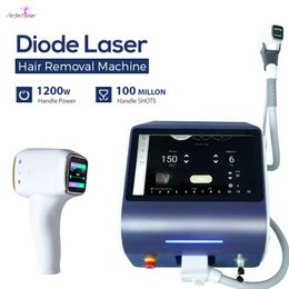 2023 High Power 808nm Laser Diode Hair Removal Machine 755 808 1064nm Laser Epilator Spa Salon Use
