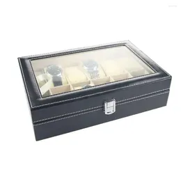 Watch Boxes Useful Holder Wide Application Vintage 12 Slots Storage Pouch Case For Outdoors
