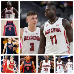 Arizona Wildcats Basketball Jersey NCAA College Filip Borovicanin KJ Lewis Conrad Martinez Dylan Anderson Will Menaugh Jackson Cook Luke Champion Caleb Love