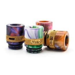 TFVAir Airflow 810 Drip Tip Epoxy Resin Brass Drip Tips Air Flow Control Wide Bore Mouthpiece for TFV8 TF12 Prince BJ