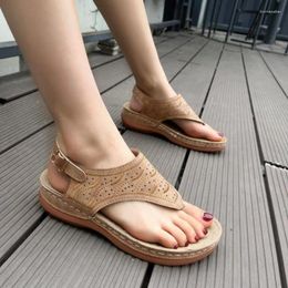 Sandals Shoes For Women 2023 High Quality Thong Women's Buckle Strap Daily Ladies Sport Zapatillas