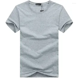 Men's Suits A2602 Simple Creative Design Line Solid Color Cotton T Shirts Arrival Style Short Sleeve Men T-shirt Plus Size