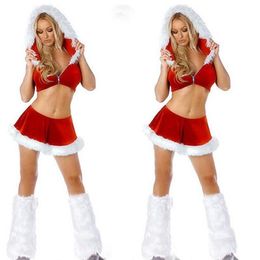 Erotic Women's Christmas Suit Temptation Sexy Christmas Costume Halloween QERFORMANCE Clothing 2018 New Ladies Sexy Underwear235R