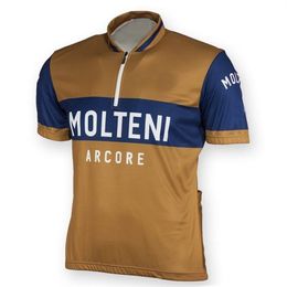 2022 Mens Retro Molteni Cycling Jersey Summer Team Abbigliamento da ciclismo Abbigliamento da bicicletta Roupas Ciclismo Maillot velo266v
