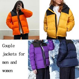 Mans Womens Puffer jacket Parkas Down Jackets Mens Stylist letter Black windbreaker Famous brand Couple Outerwear for female Short Designer Coats Winter Clothing
