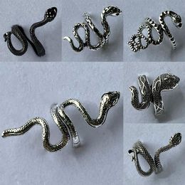 whole 30Pcs mix snake punk cool fit Alloy band rings for women men kinder gifts jewelry311Z