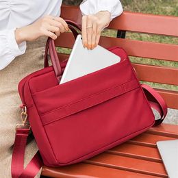 Briefcases Fashion Laptop Bag Case Women Men Travel Document Organizer Shoulder Business Ipad Phone Notebook Storage Handbag