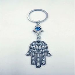 Greek Turkish Evil Eye Wall Hanging Amulet Kabbalah & Evil Eye For Keys Car Bag Charm Key Ring Handbag Couple Key Chains Gift A42321w