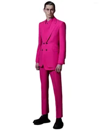 Men's Suits Suit Double Breasted Jacket Pants Two Pieces Tuxedos Customizable Party Activity