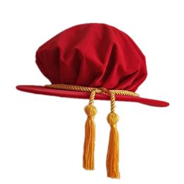 2024 wholesale Premium doctor graduation cap Graduation Gown Uniform Cap