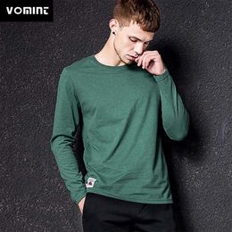 Men's Polos Solid Colour T-shirt Men's Multi-Color Colour Arn Wash T-shirt Male Spring Autumn T-shirt Cotton Long-Sleeved 231205