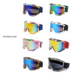 Ski Goggles Polarised Ski Goggles Men Women Snowboard Glasses Double Layers Anti-fog Big Ski Glasses Outdoor Windproof Sport Skiing Goggles 231205