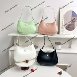 Luxury Bag Store 90% Factory Hot sales wholesale Women's handbags Purses Fashion Design portable Half Moon Saddle Bag New versatile leather shoulder crossbody bag