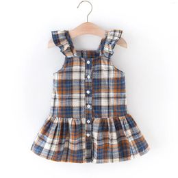 Girl Dresses 0-2 Year Old Children's Dress Graffiti Cotton Daily Outgoing Skirt Korean Simplified Baby Clothes