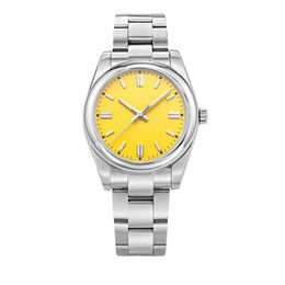 3230 top movement automatic watch upscale couple watch 36mm 41mm bright yellow dial 904L stainless steel watch fashion sapphire waterproof luminous Wristwatches