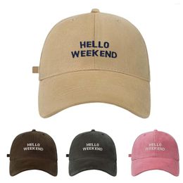 Ball Caps Baseball Men'S Fashion Retro Personality Wide Brim Shade Hat Letter Embroidered Duck Cap Ski Sports Hats For Women