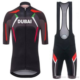 2022 Men Summer triathlon DUBAI Black Cycling Jersey mountain bike clothes maillot ciclismo ropa Size XXS-6XL L11220Z