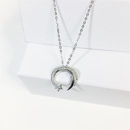 Solid 925 Sterling Silver Meteor Garden Moon Star Pendant Necklace 2 85grams J190711321i