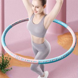 Removable Stainless Steel Sport Hoop Abdomen Fitness Circle Lose Weight Home Bodybuilding Exercise Crossfit Workout Fitness245o