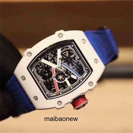 Luxury Watch Quartz Wristwatch Tourbillon rm6702 Ultrathin Carbon Fibre Case Designer y Top Quality Mechanical Watches Mechanics Business Leisure Rm6702 K4TO K4T