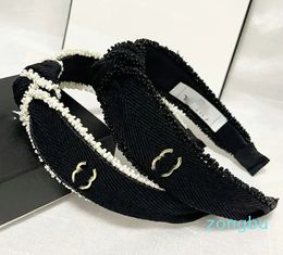 Designer Jewelry Headband Vintage Bowknot Hairbands Brand Letter Luxury Women Hairpin Hair Clips
