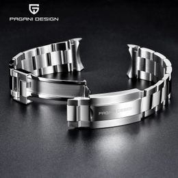 Watch Bands PAGANI DESIGN Office Original PD1661 PD1662 PD1651 Watch 316L Stainles Steel Band Strap Jubilee Bracelet Width 20MM Length 220MM 231204