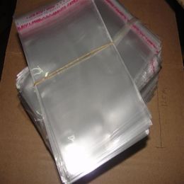 Factory direct low Transparent adhesive bag Plastic bags Bracelet bags Transparent opp bag Jewelry bag 8x12cm 500pcs lo197q