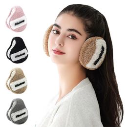 Ear Muffs Fleece Earmuffs Soft Furry Warmer Protector in Cold Weather Winter Outdoor Foldable Adjustable Wrap 231204