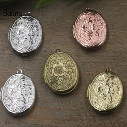 BoYuTe New Product 10Pcs 23 29MM Oval Po Floating Locket Pendant Whole Brass Material Vintage Jewellery Pendant273C