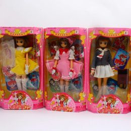 Dolls Cardcaptor Sakura Kinomoto Tomoyo Daidoji Action Figure Anime Card Captor Doll Collection Toy Girl's Birthday Gift 231205