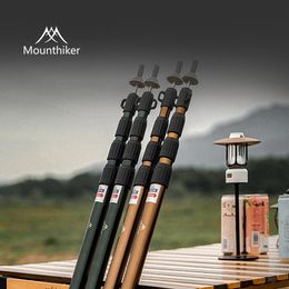 Other Sporting Goods MOUNTAINHIKER Adjustable Tent Support Rod Beach Shelter Tarp Awning Pole Aluminium Alloy Accessories For Camping 231204