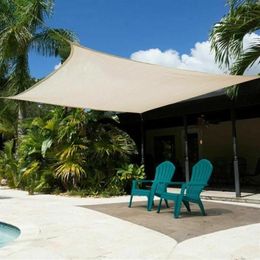 360x290cm Sun Shade Sail Outdoor Garden Waterproof Awning Canopy Patio Cover Tent275D