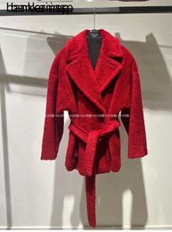Alpaca Coat Maxmaras Wool Coat Same Material MAXMARA 24 Spring/Summer RAMINO Style VICI