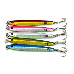 Metal Iron Spinner bait 9 2cm 30g stainless steel Deep Diving spinnerbait Casting Sequins Jigs Fishing Lures251T