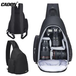 Camera bag accessories CADeN DSLR Camera Backpack for Pography Equipment Shockproof Water-resistant Shoulder Bag for Outdoor Travel 231204