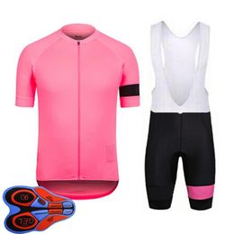 Mens Rapha Team Cycling Jersey bib shorts Set Racing Bicycle Clothing Maillot Ciclismo summer quick dry MTB Bike Clothes Sportswea220K