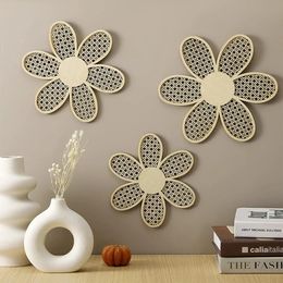 Christmas Decorations Imitation Rattan Woven Flower Hanging Wall Decoration Home Garden Festive Party Artificial Plants Floral DIY Living Room Decor 231205
