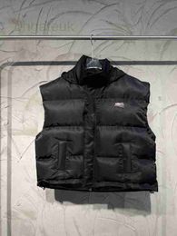 Men's Jackets designer brand High Version b Family 23fw Cola Embroidered Down Cotton Vest Os Loose Fit Unisex 6KQX