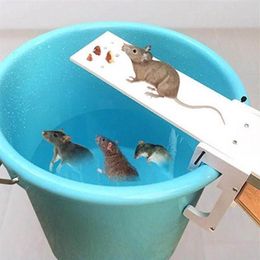 DIY Home Garden Pest Controller Rat Trap Quick Kill Seesaw Mouse Catcher Bait Traps Mice 220602284d