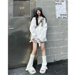 Women's Jackets 2023 Versatile White Wash Ragged Edge Denim Coat For Men And Women Loose Couple Jacket Spring/Summer Thin Product